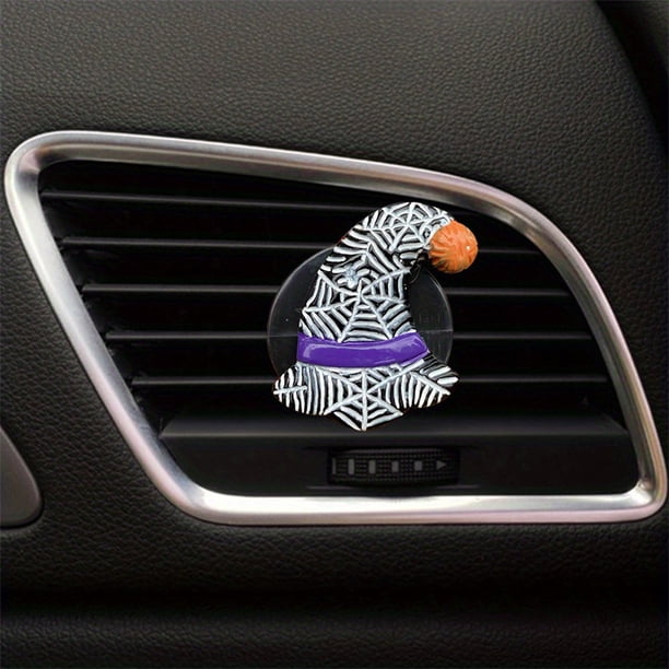 15 Types, Car Aromatherapy, Halloween Pumpkin, Skull, Ghost, Spider, Castle, Bat, Owl, Vampire, Hat, Car Interior Decoration, Party Dressing