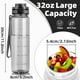 thumbnail image 2 of Botella de agua Tritan sin BPA de 32 oz con cierre a prueba de fugas, filtro de frutas y correa de transporte, 2 of 3