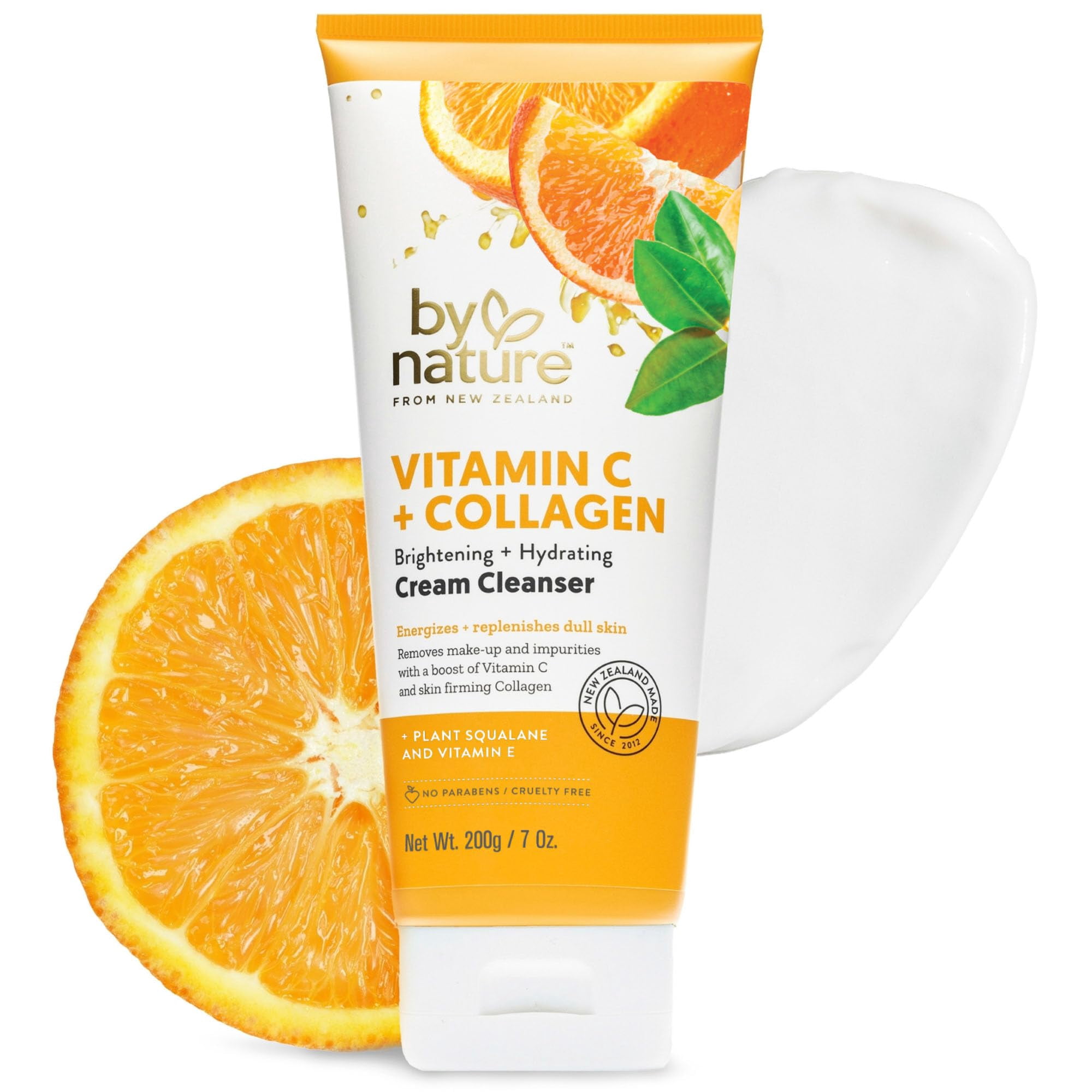 By Nature - Crema Limpiadora Facial De La Marca Nature Vitamin C + Colágeno 200 Ml