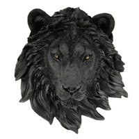 Magideal - Estatua De Cabeza Realista, Escultura De Animal Animal, Decoración De Regalo, Escultura De Pared Para Restaurante, Oficina, Decoración Del