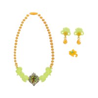 Set De Collar Y Aros Princesas De Disney - Tiana
