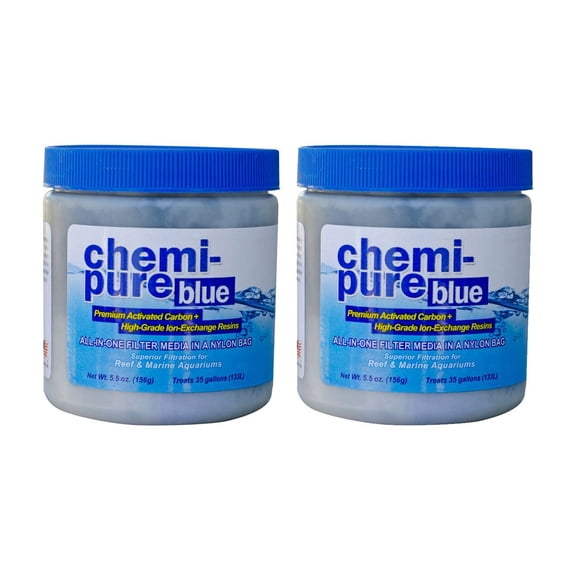 Medio filtrante para acuarios Boyd Chemi-Pure Blue, paquete de 2 x 156 g