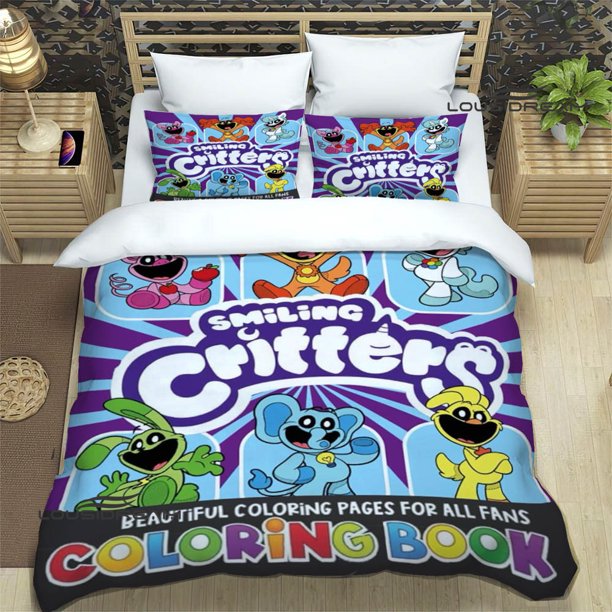 S-smiling critters Cartoon Bedding Sets exquisite bed supplies set duvet cover comforter set bedding set luxury birthday gift