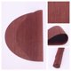 thumbnail image 2 of REGALWOVEN Juego de 6 Manteles Individuales Ovalados para Decoración de Mesa de Comedor de Cocina Manteles Individuales Limpiables Burdeos 18*12.5 Pulgadas, 2 of 7