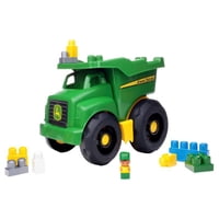 Camión Volquete Mattel John Deere De Plástico Multicolor, 25 Piezas