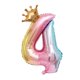 thumbnail image 4 of Número De Corona Digital De Color Degradado Globo 32 "Decoración De Boda Sellado Automático 4, 4 of 5
