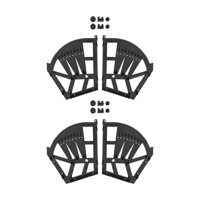 Magideal - Bisagras Para Zapatero, Marcos Abatibles Para Cajón De Zapatos, Marco De Placa Abatible, Piezas De Hardware Duraderas, Bisagras Para Cajón De Zapatos, , Negro 3 Capas Gru Negro 3 Capas Gruesas.