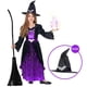 thumbnail image 4 of Disfraz de bruja morfa morada para niñas pequeñas, Halloween, 4 of 5