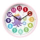 thumbnail image 4 of Reloj De Pared Para Niños Relojes Analógicos Reloj De Enseñanza Para La Escuela Aula Hogar Pulpo, 4 of 5