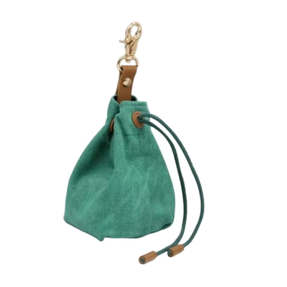Treat De Perros Pouch Entrenamiento Práctico De Cachorros Con Cordón Para Viajar Al Aire Libre Cachorro Verde