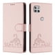 thumbnail image 1 of Funda tipo cartera FOXDOCK para Motorola MOTO ONE 5G ACE 2021 con soporte, ranuras, RFID, diseño de gato, 1 of 5