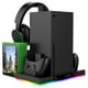 thumbnail image 1 of Estación de Carga con Ventilador de Enfriamiento para Consola y Controlador Xbox Series X con RGB, Base de Carga y Almacenamiento de Accesorios con Sistema de Ventilador Refrigerante de 3 Niveles, 1 of 8