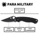 thumbnail image 5 of Spyderco Para Military 2 Cuchillo Plegable con Hoja CPM S45VN de 3.4", 5 of 5