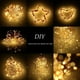 thumbnail image 5 of Guirnalda de luces LED de alambre de cobre con forma de estrella, funciona con pilas, ideal para dormitorio, Navidad, fiestas, bodas, centros de mesa y decoración (5 m/16 pies, blanco cálido), 5 of 8