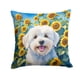 thumbnail image 1 of Cojín Sunflowers Coton De Tulear, 1 of 6