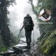 thumbnail image 4 of Mochila de senderismo Maelstrom, impermeable, 40 L, con funda para lluvia, color caqui, 4 of 7