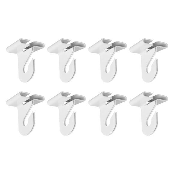 Uxcell Ganchos de Techo Suspendido Metal T-Bar Clip para Colgar Plantas y Decoraciones 8 Piezas
