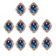 thumbnail image 1 of 10pcs Rhinestone Flat Back Beads Button Scrapbook Adorno Verde Oscuro, 1 of 3