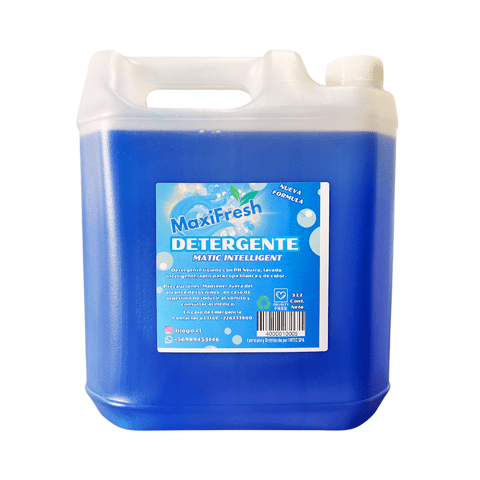 Detergente Liquido Maxifresh Matic 5 Litros Eco Unidad
