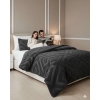 Imac Hogar - Cubrecama Chiporro Diseño Geometrico Suave Y Abrigador 2 Plazas