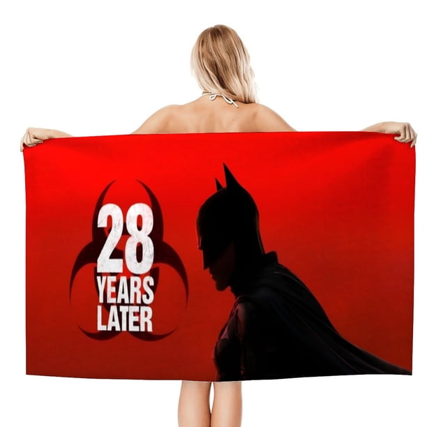 28 Años Después Toalla de playa de secado rápido con diseño temático, regalo para mujeres y niñas, ideal para cumpleaños, fans, amantes de la música, uso en la playa o al aire libre, 78 × 150 cm
