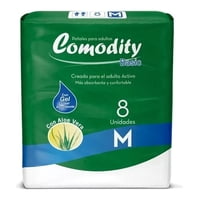 Pañal Comodity Basic M X 8 Unidades