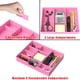 thumbnail image 3 of Bandeja organizadora de cajones Simple Houseware rosa con 9 compartimentos, 3 of 7