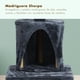 thumbnail image 5 of Torre Rascador Gatos Con Hamaca 145cm Gris Oscuro, 5 of 7