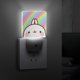 thumbnail image 4 of Molang Luz nocturna LED con sensor de anochecer a amanecer para dormitorio, baño, pasillo, escaleras - Lámpara LED nocturna de enchufe, 0.5W - 1 pieza, 4 of 6