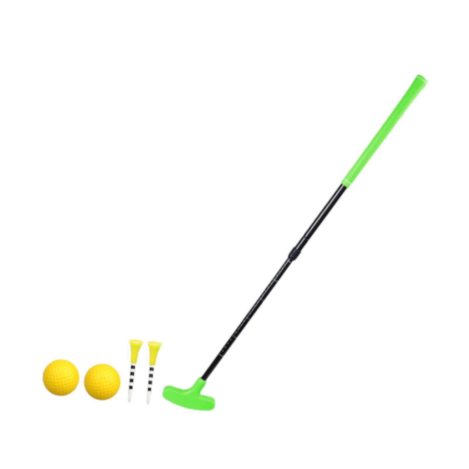 Ioensy - Putter De Golf Bidireccional Retráctil Para Uso Doméstico O De Oficina, Agarre Antideslizante, Para Mano Izquierda Y Derecha, Color Verde