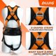 thumbnail image 3 of Kit de Arnés de Seguridad DIJJIG con Cuerda de Choque 2 m 59‑140 kg, 3 of 9