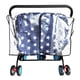 thumbnail image 4 of Cobertor impermeable para lluvia para cochecito doble HSJH universal, 4 of 7