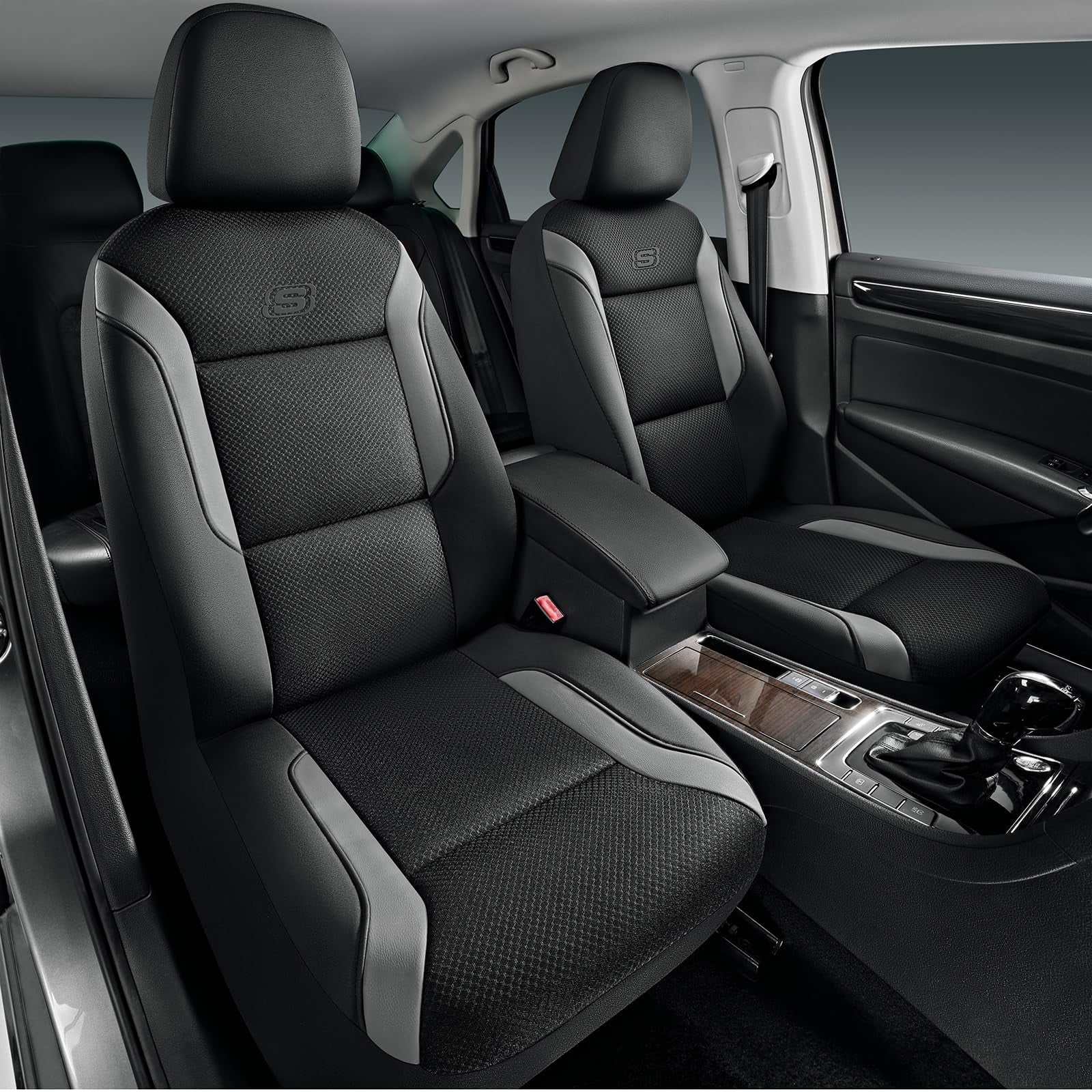 Fundas Para Asientos De Coche Skechers Memory Foam Air Cool Mesh Grey