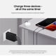 thumbnail image 3 of Cargador Samsung de 3 puertos, carga superrápida, 65 W, USB-C/USB-A, 3 of 7