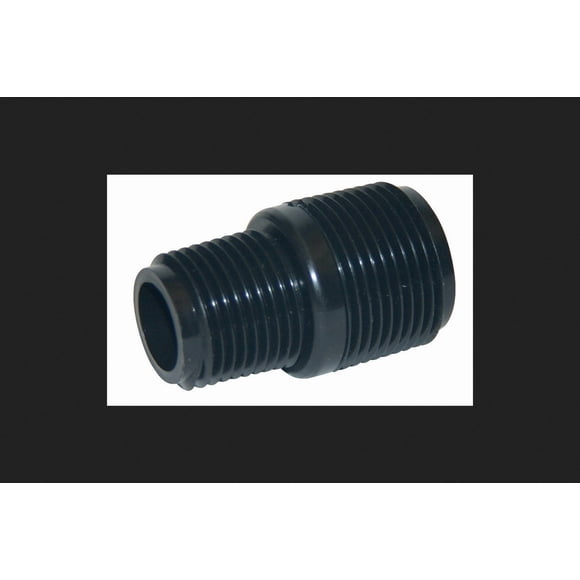 Conector corto de polietileno MPT 3/4" B&K Industries