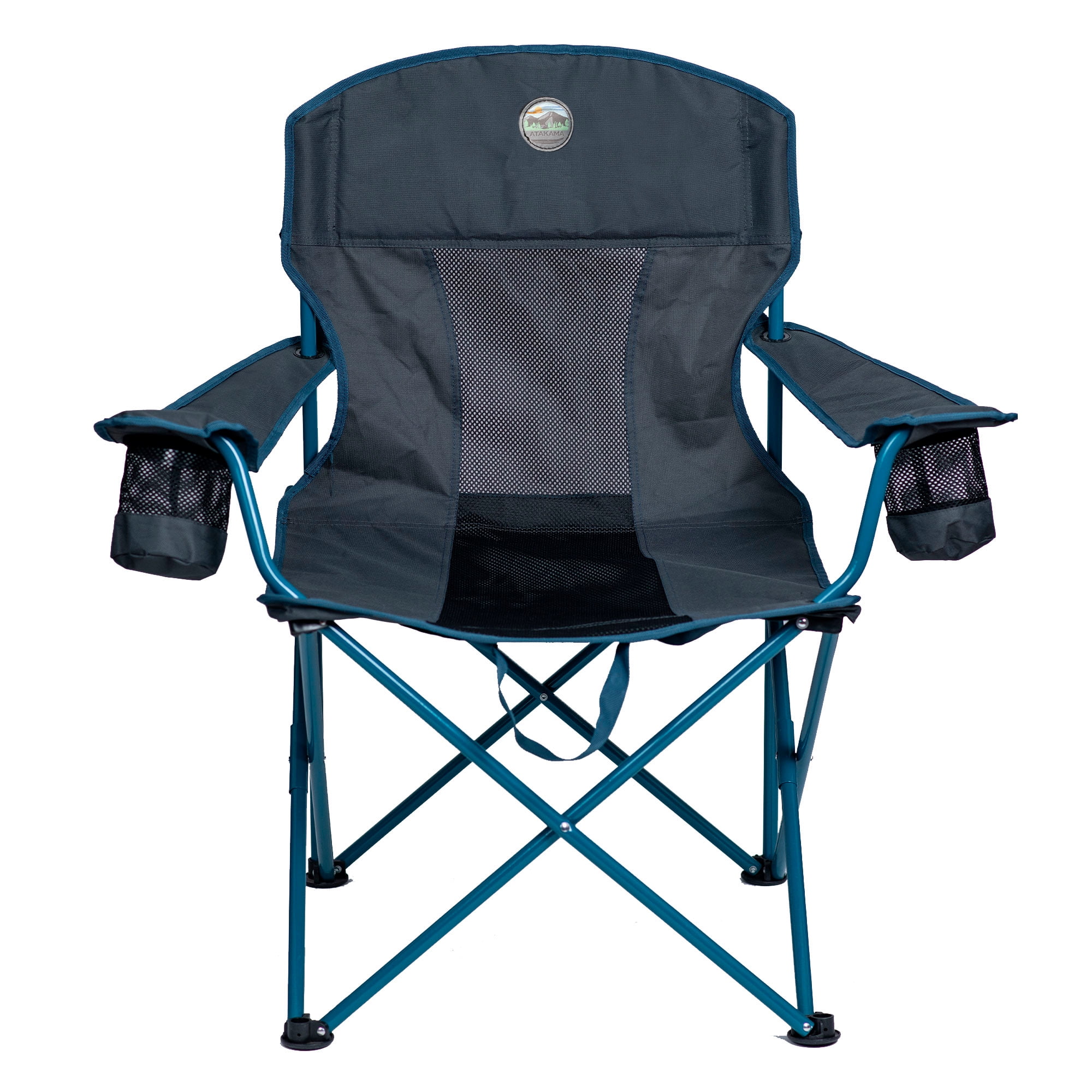 Silla Camping Llaima Xl Gris-azul Atakama Outdoor