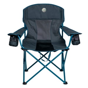 Silla Camping Llaima Xl Gris-Azul Atakama Outdoor