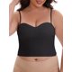 thumbnail image 1 of INSPIRE CHIC Camiseta de Tirantes Ajustables para Mujer con Almohadillas Inalámbricas, Ajuste Ceñido, Escote Corazón, Sólido e Invisible, Talla 3XL, Negro, 1 of 5