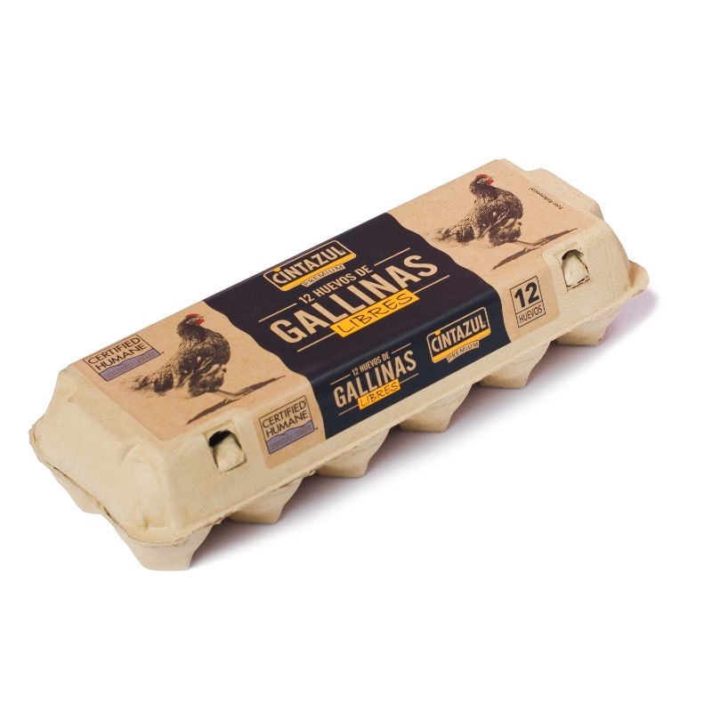 Huevos Color Gallina Libre 12 Un 12 un Cintazul