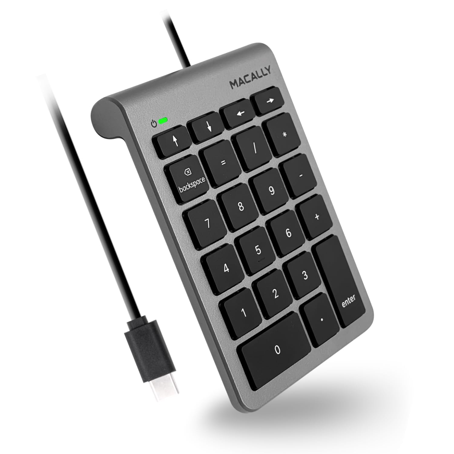 Teclado Numérico Macally Ucnumkey22 Usb Tipo C Para Mac