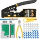 thumbnail image 1 of Kit de herramientas de engarzado CHZHLM RJ45 con conectores, 1 of 6