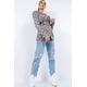 thumbnail image 2 of Blazer Ccwholesalesclothings Oversized Con Cinturón Gris, 2 of 5