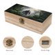 thumbnail image 3 of Caja Organizadora de Madera Rústica Pie Grande Desmarcar, 3 of 6