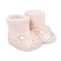 Pillin - Cover Shoes Pantufla Recién Nacido Unisex Tejida Beige