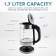 thumbnail image 3 of Hervidor de agua Aroma Professional, vidrio digital, 1.7 L, 7 tazas, 3 of 6