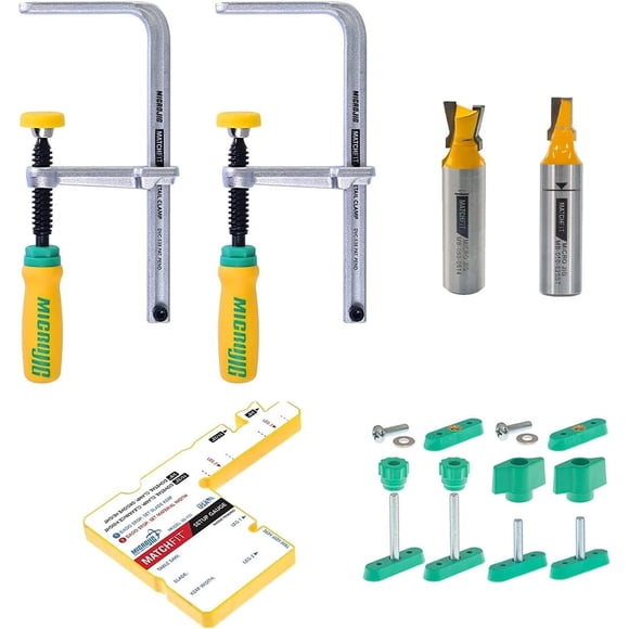 Kit Prensa Dovetail MICROJIG Matchfit DVC1177K2MB050025ST Pro