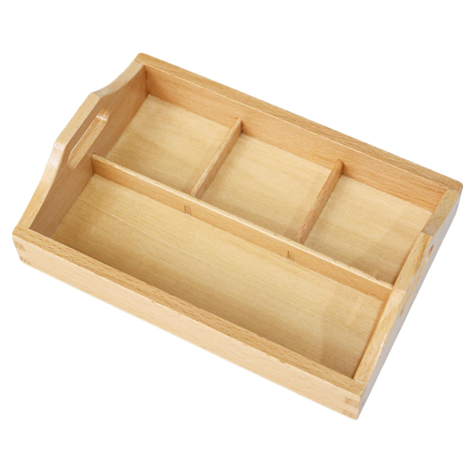 Bothyi - Caja De Madera Montessori, Soporte Para Juguetes, Bandeja Para Niños Pequeños, Juguete Temprano, 20x13,5x5cm