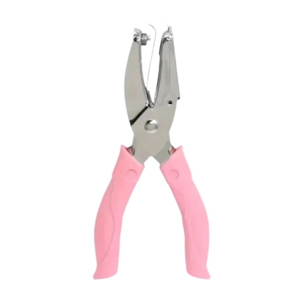 Perforadora Portátil De Un Solo Agujero Para Bricolaje, De Metal, Para Papelería De Oficina, Tarjetas De Papel, 5,5 Mm, Love