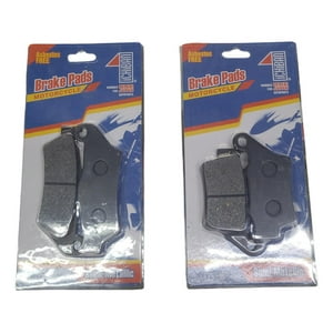 Genérico - Pastillas Freno Del + Tras Para Royal Enfield Meteor 350