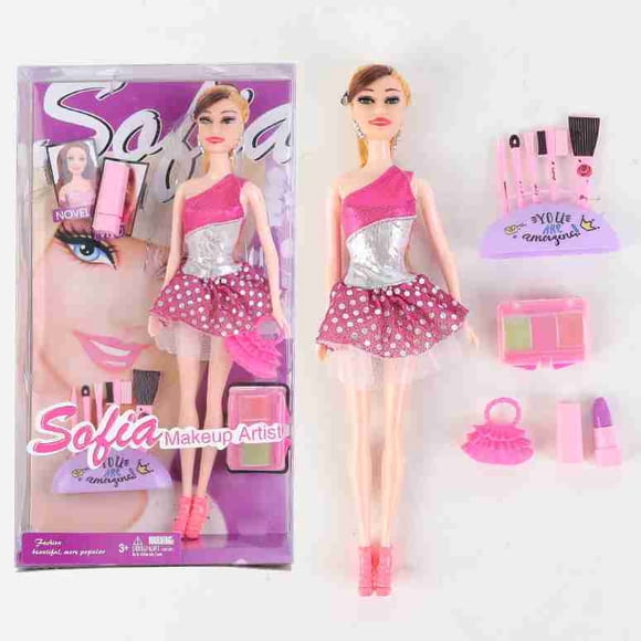 muneca fashion sofia y maquillaje